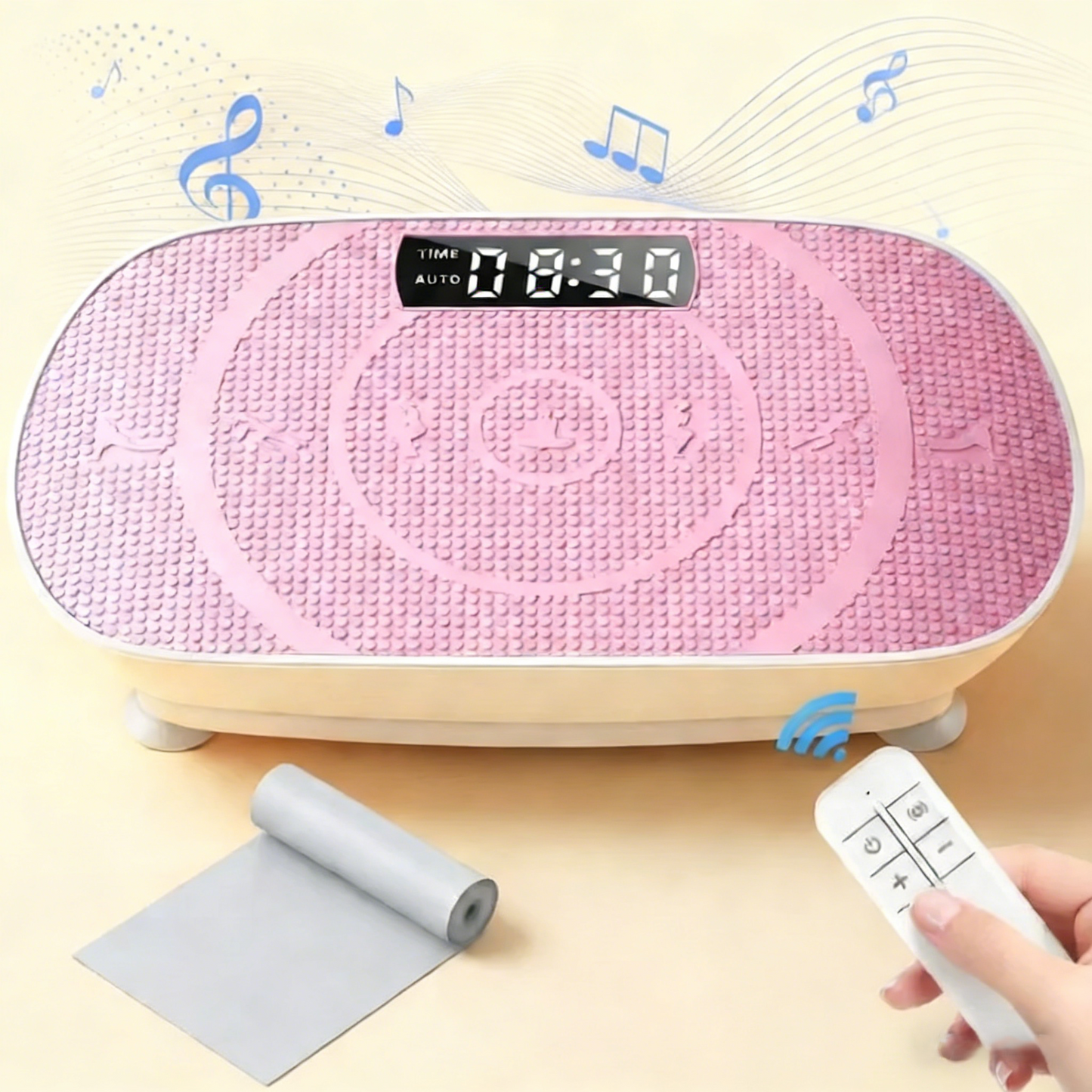 Livanta Vibration Plate with Heat Therapy – Full Body Vibration Platform for Circulation & Muscle Recovery