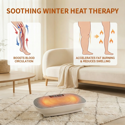Livanta Vibration Plate with Heat Therapy – Full Body Vibration Platform for Circulation & Muscle Recovery
