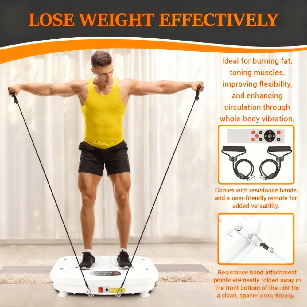 99-Speed Vibration Plate: 3-in-1 Fitness, Therapy & Full-Body Workout Device