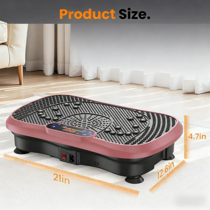 120-Speed Vibration Plate: Multi-Function Fitness & Massage Device for Home Use