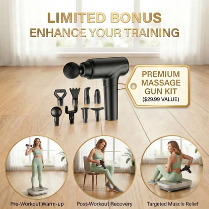 Livanta Vibration Plate with Heat Therapy – Full Body Vibration Platform for Circulation & Muscle Recovery