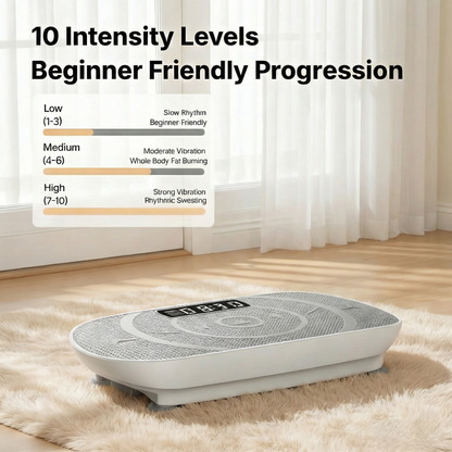 Livanta Vibration Plate with Heat Therapy – Full Body Vibration Platform for Circulation & Muscle Recovery