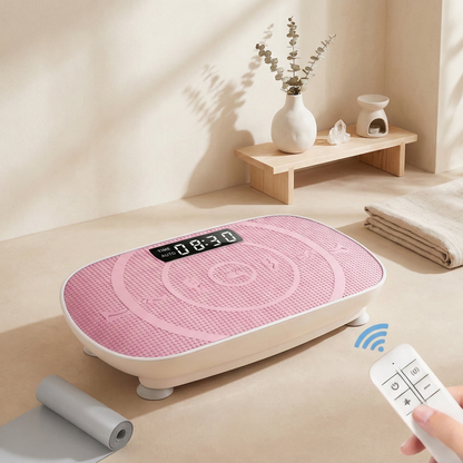 Livanta Vibration Plate with Heat Therapy – Full Body Vibration Platform for Circulation & Muscle Recovery