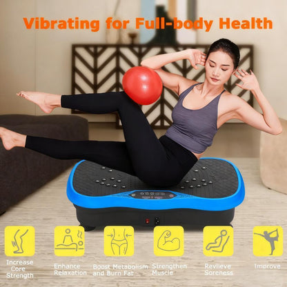 120-Speed Vibration Plate: 10-Min Full-Body Fitness & Recovery Device