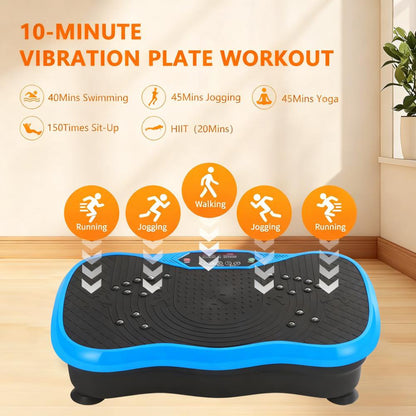 120-Speed Vibration Plate: 10-Min Full-Body Fitness & Recovery Device