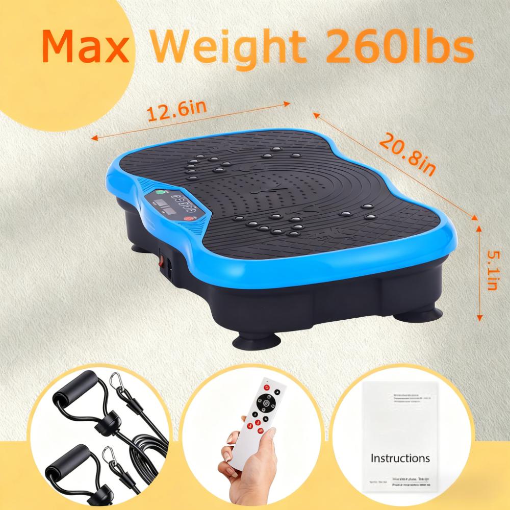 120-Speed Vibration Plate: 10-Min Full-Body Fitness & Recovery Device